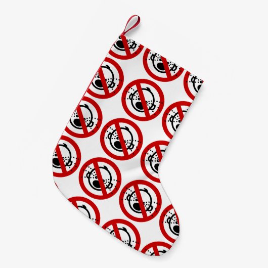 NO Cryベビー⚠タイ空港標識⚠ スモールクリスマスストッキング (正面 (吊り時))