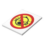 NO Cryベビー⚠タイ空港標識⚠ ノートパッド (回転)