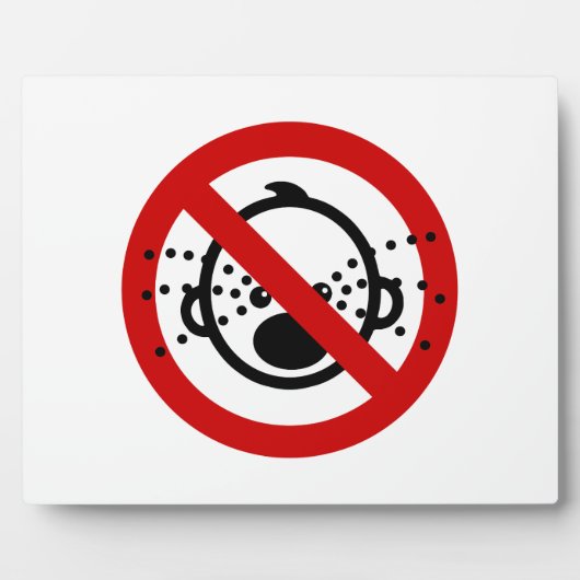 NO Cryベビー⚠タイ空港標識⚠ フォトプラーク (正面)