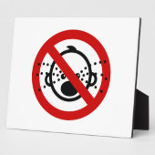 NO Cryベビー⚠タイ空港標識⚠ フォトプラーク (側面)