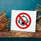 NO Cryベビー⚠タイ空港標識⚠ フォトプラーク (側面)