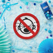 NO Cryベビー⚠タイ空港標識⚠ ペーパープレート (パーティー)