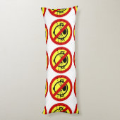 NO Cryベビー⚠タイ空港標識⚠ ボディピロー (裏面 (縦))