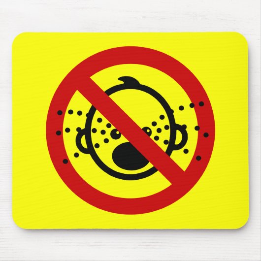 NO Cryベビー⚠タイ空港標識⚠ マウスパッド (正面)