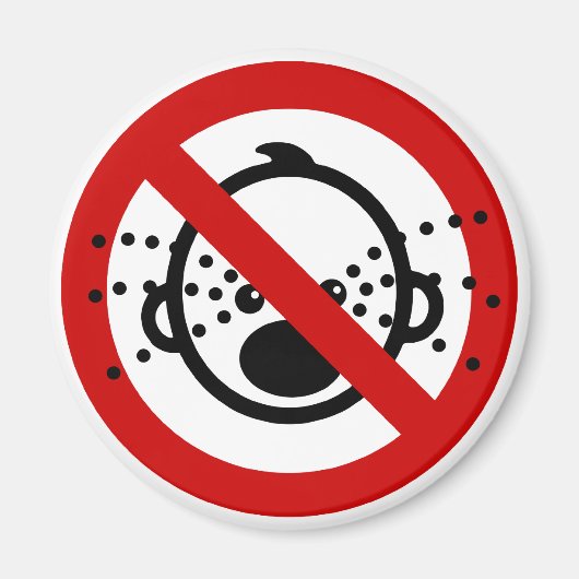 NO Cryベビー⚠タイ空港標識⚠ マグネット (正面)