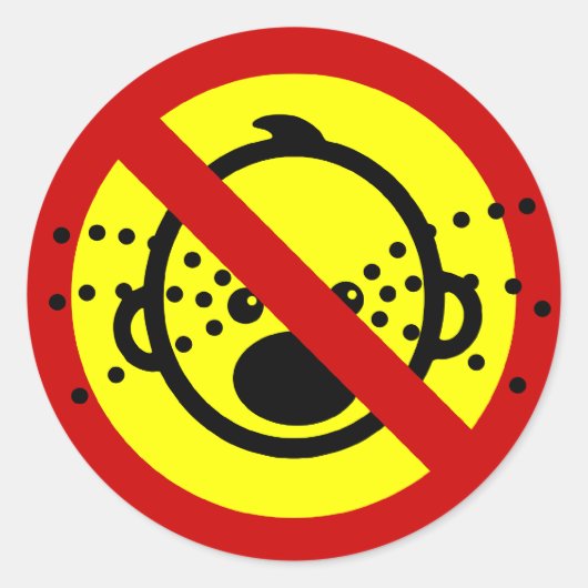 NO Cryベビー⚠タイ空港標識⚠ ラウンドシール (正面)