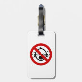 NO Cryベビー⚠タイ空港標識⚠ ラゲッジタグ (裏面縦)