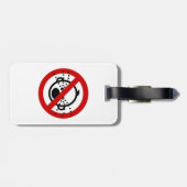NO Cryベビー⚠タイ空港標識⚠ ラゲッジタグ (裏面横)