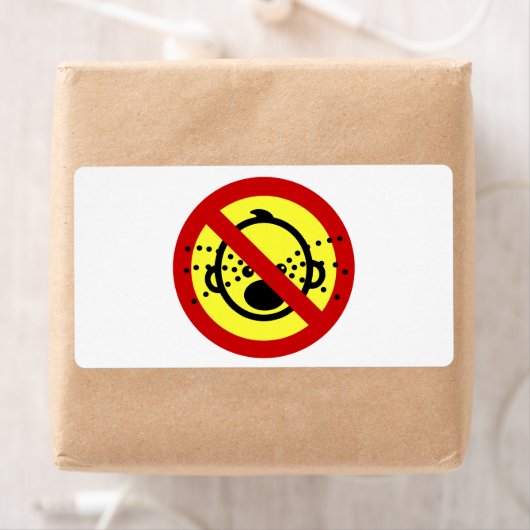 NO Cryベビー⚠タイ空港標識⚠ ラベル (インサイチュ)