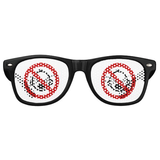 NO Cryベビー⚠タイ空港標識⚠ レトロサングラス (正面)