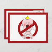 NO CRYベビー ポストカード (正面/裏面)
