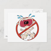 No Cryベビー ポストカード (正面/裏面)