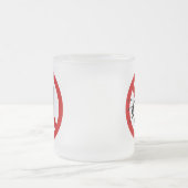 NO Cryベビー&NO Balloon ⚠タイシンボルや象徴⚠ フロストグラスマグカップ (中央)