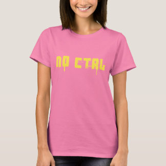 NO CTRL – 軍の緑の黄色 Tシャツ