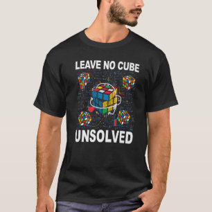 No Cube離れ Unresolved Speed Cubing Math Tシャツ