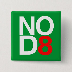 NO D8 -日付なし 缶バッジ