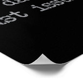 No Daddy Just Issues Father引用文パパのジョーク ポスター (角)