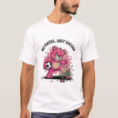 No dates, just football - anti valentine's day tシャツ (正面)