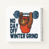 No day off winter grind ノートブック (裏面)