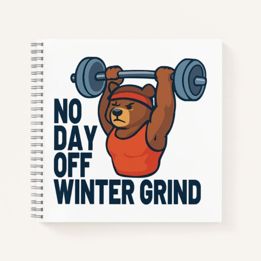No day off winter grind ノートブック (正面)