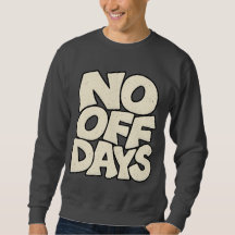 No Days Off — アスリートパフォーマンスへのこだわり タイポグラフィ