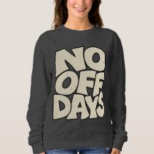 No Days Off - アスリートパフォーマンスへのこだわり Typography