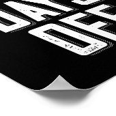 No Days Off Bodybuilder Saying Barbell Bodybuildin ポスター (角)