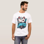 NO DAYS OFF - camiseta deportiva divertida Tシャツ (正面フル)