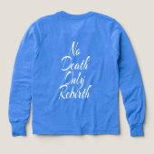 No Death Only Rebirth GIRLS BELLA+CANVAS LONGSLEEV (デザイン背面)