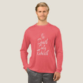 No Death Only Rebirth MENS BELLA+CANVAS LONGSLEEVE トライブレンドＴシャツ (正面全体)