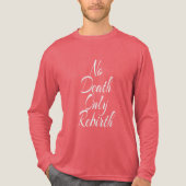 No Death Only Rebirth MENS BELLA+CANVAS LONGSLEEVE トライブレンドＴシャツ (正面)