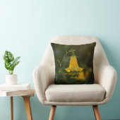 No dejes de ser / Yellow Flower Throw Pillow  クッション (椅子)