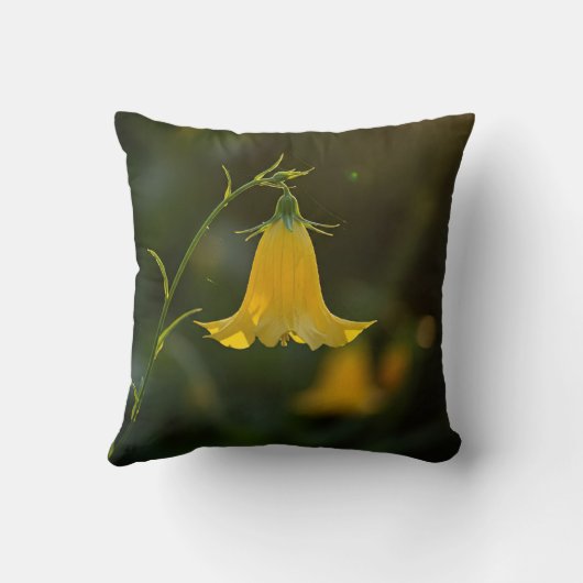No dejes de ser / Yellow Flower Throw Pillow  クッション (裏面)