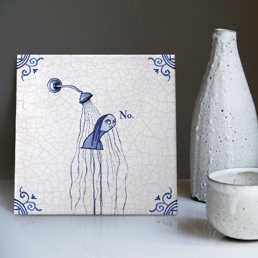 No Delft Blue Dutch Style タイル