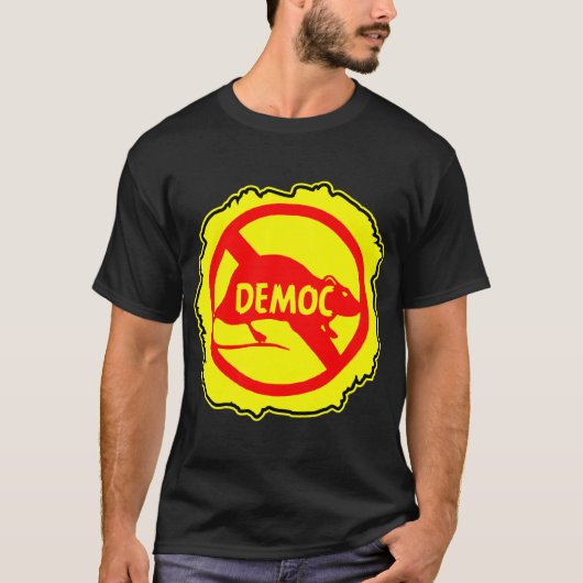 No Democ Rats © FB @ #USAPatriotGraphics Tシャツ (正面)