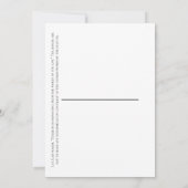 No Departing From the Words of the Law. Note Card サンキューカード (裏面)