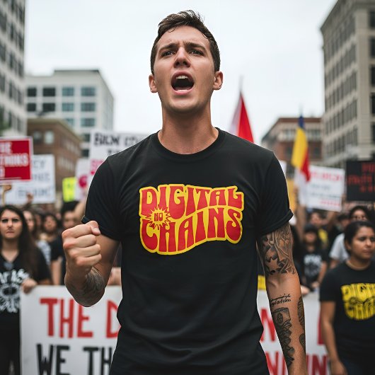 No Digital Chains - Freedom & Privacy Tシャツ