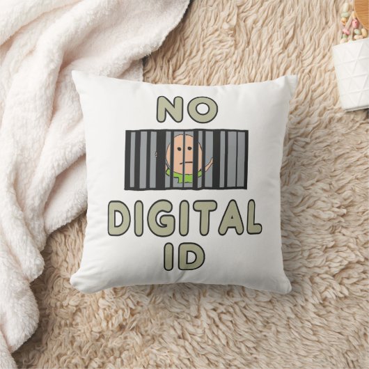 No Digital ID クッション (ブランケット)