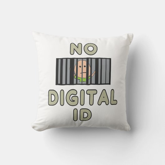 No Digital ID クッション (正面)