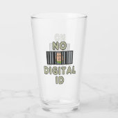 No Digital ID タンブラーグラス (裏面)