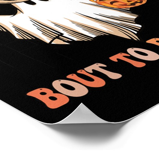 No Digityのバッグを行う可愛い幽霊ハロウィーン ポスター (角)