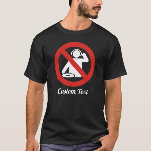 No-djゾーンTシャツ Tシャツ (正面)