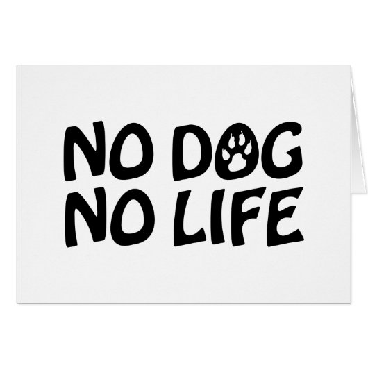 NO DOGライフカード (正面横)