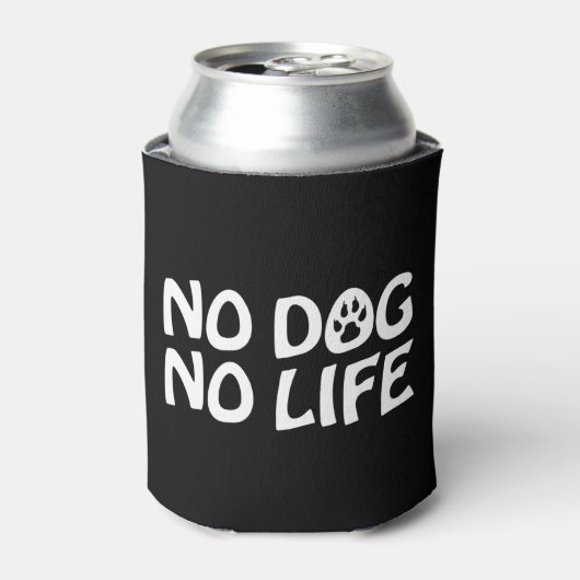 NO DOG NO LIFEクーラーボックス 缶クーラー (缶正面)