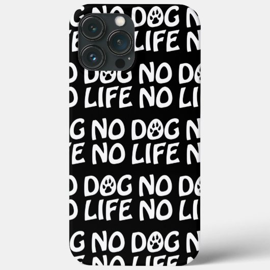 NO DOG NO LIFE CASE-Mate iPhone CASE iPhoneケース (裏面)