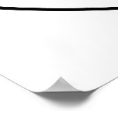 No Dogs Allowed Bold Black and White Symbol ポスター (角)