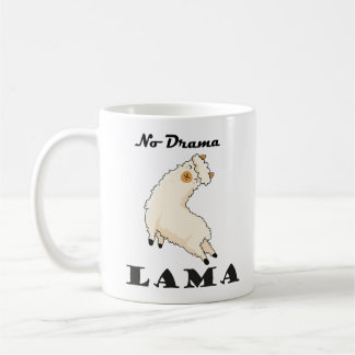 No Drama Lama funny  Kaffeetasse コーヒーマグカップ
