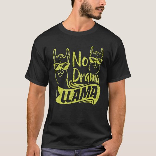 No Drama Llama For Men Women Kids  Animal  3 Tシャツ (正面)