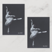 No Drama, Only Freedom, Ballerina Bookmark ノートカード (正面/裏面)