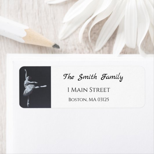 No Drama, Only Freedom, Black & White Ballerina ラベル (インサイチュ)